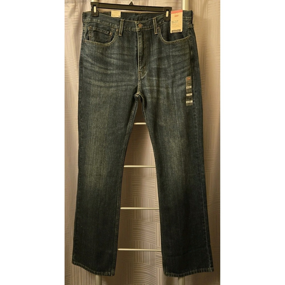 NWT Levi's 527 Slim Boot Cut Jeans 36W x 34L Style  # 05527-4257 Dark Wash